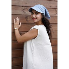 Pahta Müslin Siperli Bandana Şapka