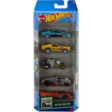 Hot Wheels Beşli Araba Seti Retro Racers HTV50