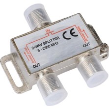 Powermaster Fully E-335A 5-2500MHZ 1/2 Anten Splitter Powerpass