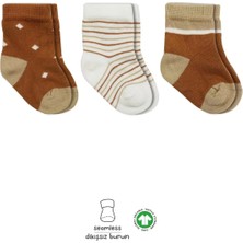 3'lü Penye Erkek Soket Çorap BS10111 Hardal