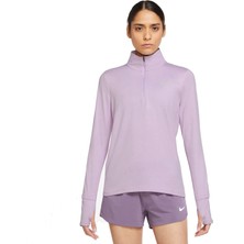 Nike Element  Dri Fit Kadın Koşu Sweatshirt -  Dik Yaka - Parmak Delikli Kol ( CU3220 )