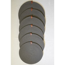 Jüt, Amerikan Servis, 6 - Adet, Antrasit Supla, Dayanıklı, Isıya Duyarlı, Uzun Ömürlü,