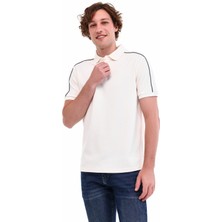 Kinetix ml Mark 12ESS300 5fx Kırık Beyaz Erkek Kısa Kol T-Shirt