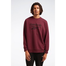 Reebok New Id Reg Crew Bordo Erkek Sweatshirt