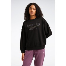 Reebok New Id Reg Crew Siyah Kadın Sweatshirt
