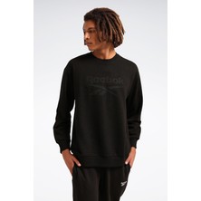 Reebok New Id Reg Crew Siyah Erkek Sweatshirt
