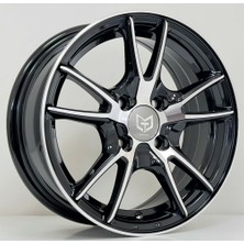 TORK-3373 6*14 4*100 ET35 73.1 Black Machıned