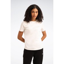 Reebok Q3 Id Tee Ekru Kadın Kısa Kol T-Shirt