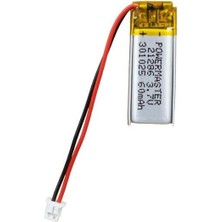 Powermaster 301025 3.7 Volt 60 Mah Lityum Polimer Pil