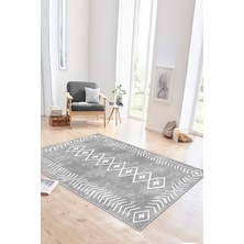 West Home Dijital Baskı Yıkanabilir Kaymaz Taban Salon Halısı Mutfak Halısı Yolluk ve Banyo Paspası