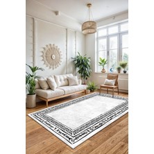 West Home Dijital Baskı Yıkanabilir Kaymaz Taban Salon Halısı Mutfak Halısı Yolluk