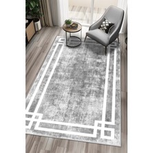 West Home Dijital Baskı Yıkanabilir Kaymaz Taban Salon Halısı Mutfak Halısı Yolluk