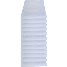 12 Li Ayak Izli Banyo Paspas 100 Pamuklu Ayak Havlusu