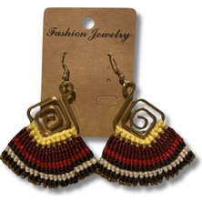 Waves And Pebbles Egyptian B Küpe