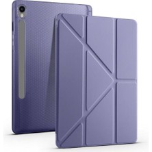 Galaxy TAB S10 FE Plus Uyumlu 13.1 inç Kalem Bölmeli Standlı Tri‑folding Tablet Kılıfı
