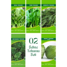 02 Sebze Tohum Seti 5'li Set