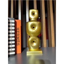 Dekoratif Soyut Altın Göbekli Tepe Biblo Aksesuar