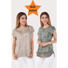 Süper Ikili Çok Satan Tshirt Paket