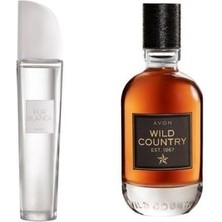 Pur Blanca Kadın Parfüm 50 ml ve Avon Wild Country Erkek Parfüm 75 ml EDT 2li Set