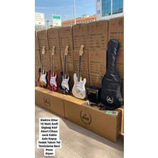Elektro Gitar Sss Manyetik Elektro Gitar Seti Amfi Dahil