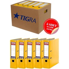 Tigra Sarı Geniş Klasör Seti (5 Adet)