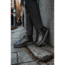 Derije Erkek Siyah Sneaker AYAKKABI-257