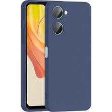 Vivo Y18 Uyumlu Kamera Korumalı (Kadife Iç Yüzey) Renkli Silikon Kılıf