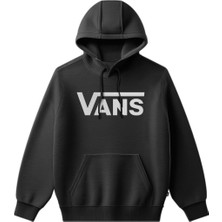 Vans Vans Classic Pullover Erkek Siyah-Beyaz Sweatshirt VN000HNXY281