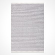 Hali.Net 80x150 cm Gri Angel Pamuk Yıkanabilir Klasik Halı | Mutfak Balkon Yatak Odası Halısı | Leke Tutmaz Hipoalerjenik | ANGEL-1057AK