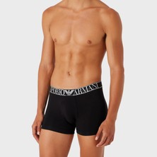 Erkek Beli Lastikli Logolu Rahat Kesim Siyah Boxer 111389 3F511-00020