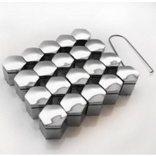 GÖKASAUTO Gökas Auto Fiat Egea 19MM Bijon Kapağı Seti 20 Adet