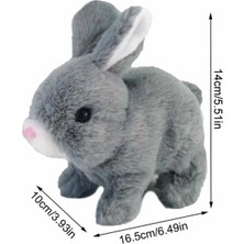 Luxury Yürüyen, Sesli Hareketli Sevimli Peluş Bunny Tavşan - Sweet Bunny 1 Adet