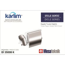 Karlim Dicle Serisi Kapaklı Tuvalet Kağıtlığı