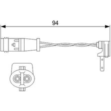 Balata Fısı Mercedes W176 W177 W246 W247 W205 C117 W213 A1695401617