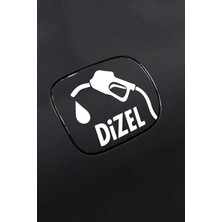 Diesel Araç Depo Kapağı Sticker 12CM