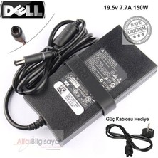 Dell Orijinal Adaptör 19.5V 7.7A 150W 7.4*5.0mm Şarj Aleti Cihazı