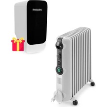 DeLonghi TRRS1225C Radia S 12 Dilim Comfort Yağlı Radyatör + Su Arıtma Cihazı Hediyeli