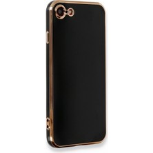 iPhone 6 ile Uyumlu Platin Krom Volet Kapak Telefon Kılıfı