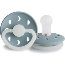 Frıgg Moon Phase Silikon Emzik - Karanlıkta Parlayan - Stone Blue Night 0-6 Ay