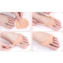 Ozclife Orta Parmağa Geçen Metatarsal Silikon Pad Nasırr Koruyucu Ayakkabı Vurma Önleyici Koruyucu