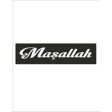 Maşallah Oto Sticker 33X6 cm