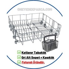 6585 I Bulaşık Makinesi Alt Sepet (Gri)