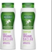 Komili Kuru ve Yıpranmış Saçlar Şampuan 500 ml (2 Adet)