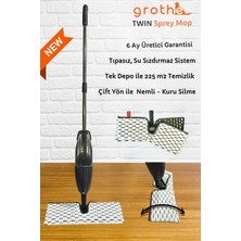 Twin Sprey Mop - Çift Taraflı Bez - Tıpasız Sistem - Üretici Garantili