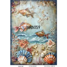 Marine Serisi MRN159 Pirinç Dekopaj 30*42 cm