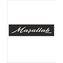 Maşallah Oto Sticker 33X6 cm