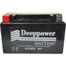 Deeppower YTX7A-BS (12V 7AH/10HR) Motosiklet Aküsü
