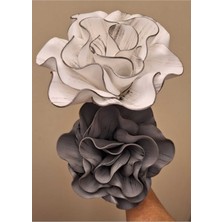 El Yapımı Bohça Veya Vazo Çiçeği(Yapay Çiçek)