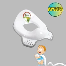 Ayvella Çocuk Klozet Adaptörü Tuvalet Eğitimi Alıştırma Başlangıç Çok Renkli Hijyenik Adaptör