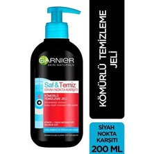 Saf & Temiz Siyah Nokta Karşıtı Kömürlü Temizleme Jeli 200 ml 3600542082228